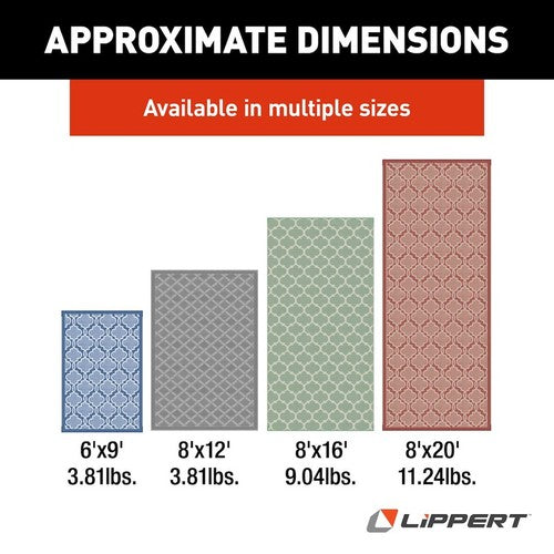 Lippert Components 2021028029  PATIO RUGS & MATS RV
