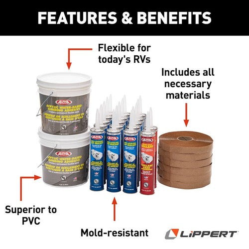 Lippert Components 862422 Super Flex ROLL ROOFING RV TPO