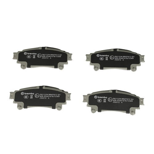 Brembo Rear Ceramic Brake Pads Fits 2010-2015 Lexus RX350 Brakes 4 Piece P83152N