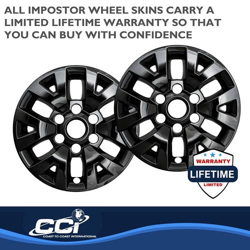 Coast To Coast IWCIMP445BLK IMPOSTOR  WHEEL COVER