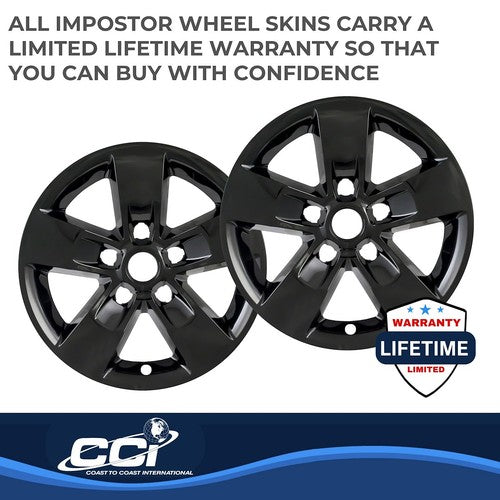 Coast To Coast IWCIMP345BLKN IMPOSTOR  WHEEL COVER