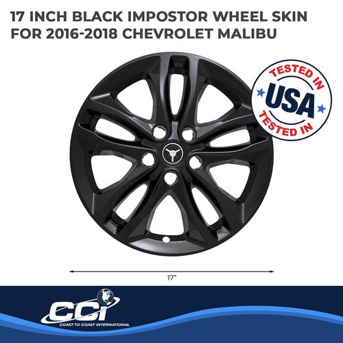Coast To Coast IWCIMP406BLK IMPOSTOR  WHEEL COVER