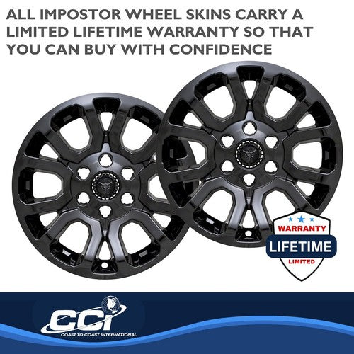 Coast To Coast IWCIMP404BLK IMPOSTOR  WHEEL COVER