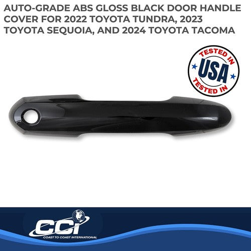Coast To Coast DH68594BLK Exterior Door Handle Cover Gloss Black Set Of 4