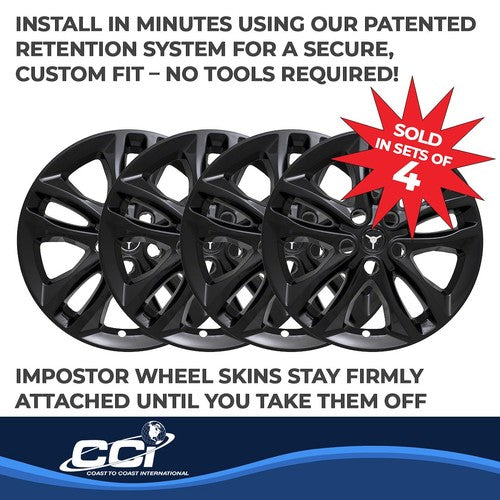 Coast To Coast IWCIMP406BLK IMPOSTOR  WHEEL COVER