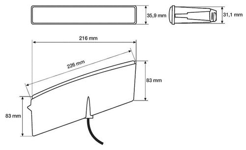 Hella 010043801 Daytime Running Light- LED FOG LIGHT KIT