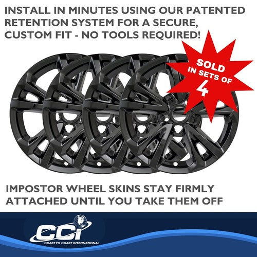Coast To Coast IWCIMP384BLK IMPOSTOR  WHEEL COVER