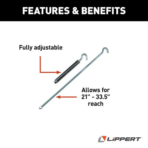 Lippert Components 182900 Happijac RV CAMPER TIEDOWNS & TURNBUCKL