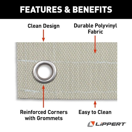 Lippert Components 2022115665  AWNINGS-PATIO WINDOW & DOOR RV