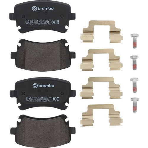 Brembo Rear Low Metallic Brake Pads Fits 2005-2011 Audi A6 Quattro 4 Pc P85076