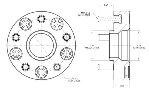 Spidertrax WHS030  WHEEL ADAPTERS