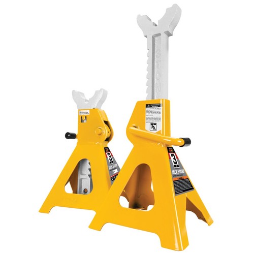 Performance Tool W41022 Ratchet Style Jack Stand Set for Lifting Vehicles During