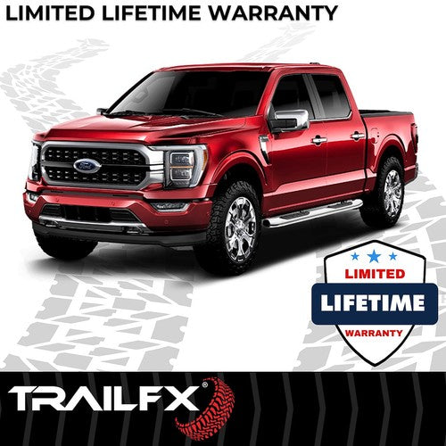TrailFX A7078S TFX 5" Oval Bent Side Bars NERF BAR OVAL 5"