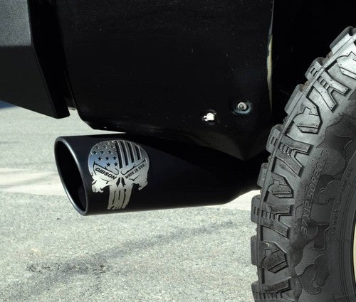 Gibson Exhaust 76-0039 Patriot Skull Series Cat-Back System EXHAUST SYSTEM