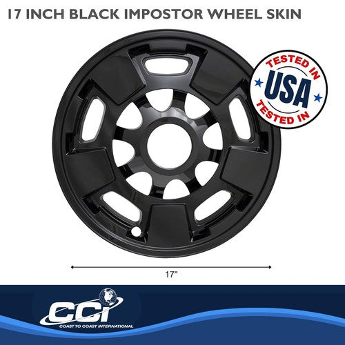 Coast To Coast IWCIMP411BLK IMPOSTOR  WHEEL COVER