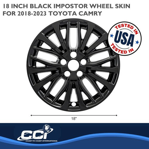 Coast To Coast IWCIMP428BLK IMPOSTOR  WHEEL COVER