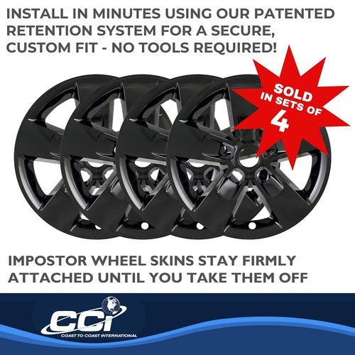 Coast To Coast IWCIMP345BLKN IMPOSTOR  WHEEL COVER