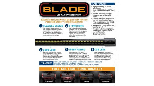 Putco 920296011 Tailgate Light 60 Inch Flexible Light Bar LED