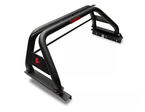 Black Horse Offroad RB09BK Tubular Powder Coated Steel Truck Bed Bar