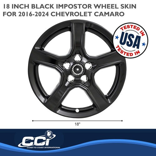 Coast To Coast IWCIMP393BLK IMPOSTOR  WHEEL COVER