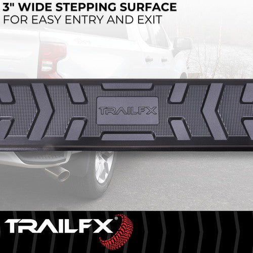 TrailFX AL4010B TrailFX A4 Series NERF BAR OVAL 4 1/2"
