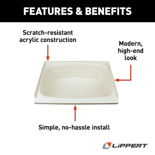 Lippert Components 209369 Better Bath BATHTUBS SHOWERS & SINKS RV
