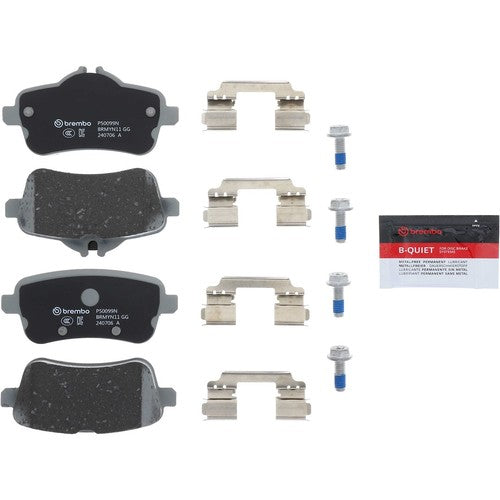 Brembo Rear Ceramic Brake Pads Fits 2016-2018 Mercedes-Benz GLE350 4 Pc P50099N