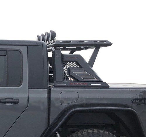 Black Horse Offroad AR2-07BA3-PLFB  Truck Bed Bar