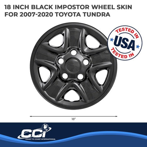 Coast To Coast IWCIMP77BLK IMPOSTOR  WHEEL COVER