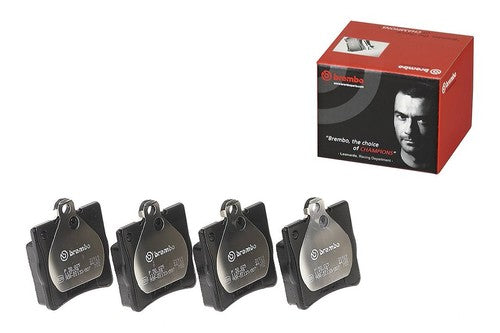 Brembo Rear Low Metallic Brake Pads Fits 2004-2008 Chrysler Crossfire 4Pc P50025