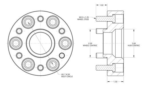 Spidertrax WHS025  WHEEL SPACER