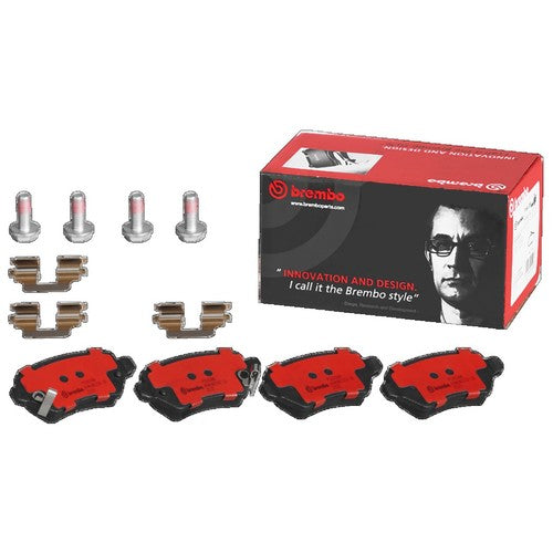 Brembo Rear Ceramic Brake Pads 2008 Saturn Astra 4 Piece Brake Pads P59038N