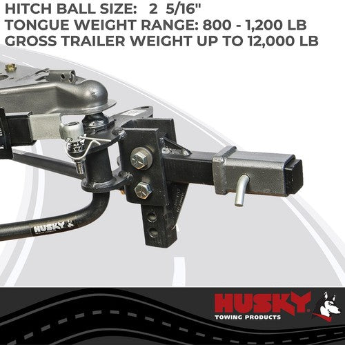 Husky Towing 30849 Husky Round Bar WEIGHT DISTRIBUTING HITCH