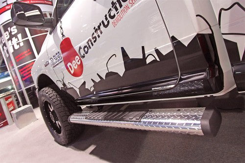 Dee Zee DZ16421 Aluminum Oval Black Powder Coated Nerf Bar