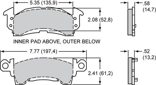 Wilwood Brakes 120-10938-RD D52 BRAKE CALIPER