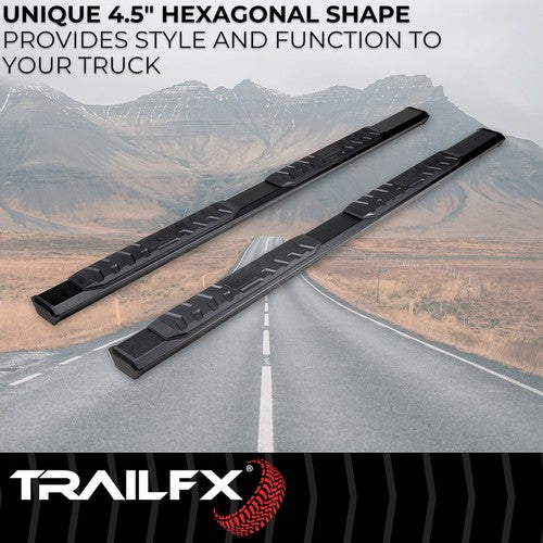 TrailFX AL4010B TrailFX A4 Series NERF BAR OVAL 4 1/2"