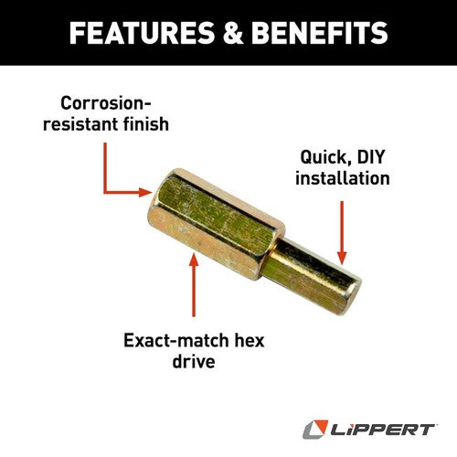 Lippert Components 182912 Happijac MOTORHOME JACK ACCESSORIES
