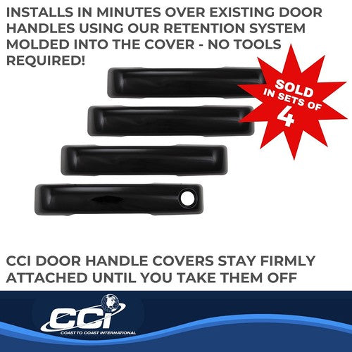 Coast To Coast CCIDH68592BLK  DOOR HANDLE COVER