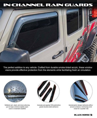 Black Horse Offroad 1494811IN  RAINGUARDS