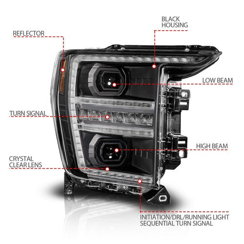 ANZO USA 111594R  HEADLIGHT ASSEMBLY