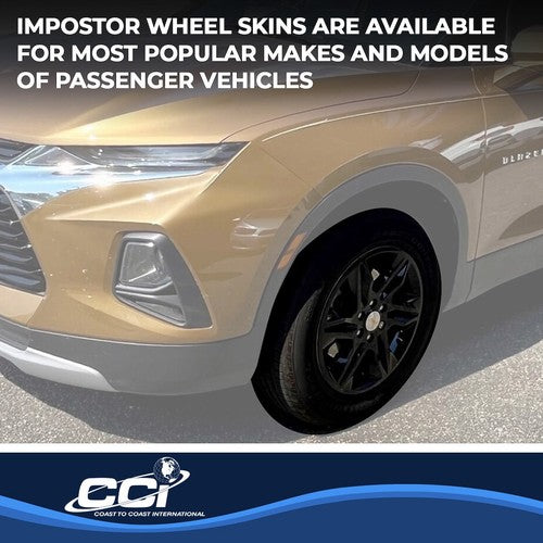 Coast To Coast IWCIMP438BLK IMPOSTOR  WHEEL COVER