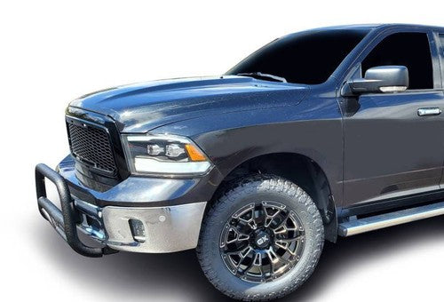 Black Horse Offroad MBT-MR1312 Bull Bar Black Textured 2-1/2 Inch No with skid p