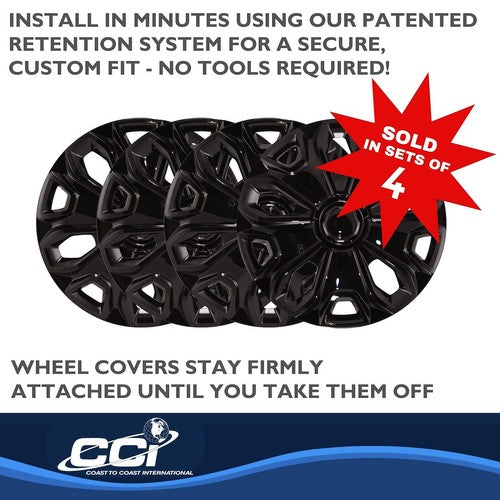 Coast To Coast IWC51216BLK  WHEEL COVER