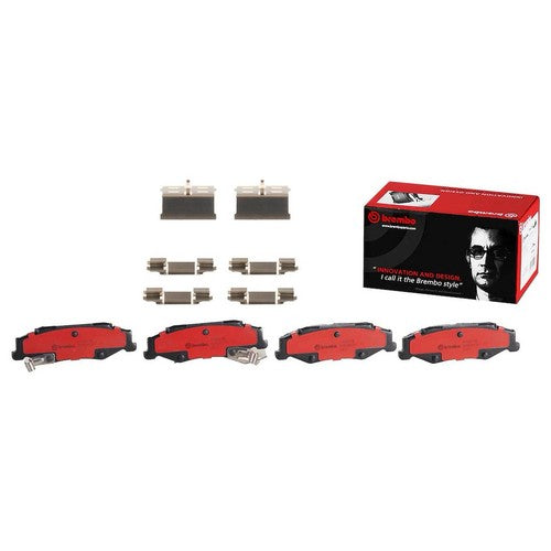 Brembo Rear Ceramic Brake Pads Fits 1997-2013 Chevrolet Corvette 4 Piece P10047N