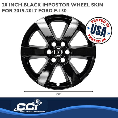 Coast To Coast IWCIMP380BLK IMPOSTOR  WHEEL COVER
