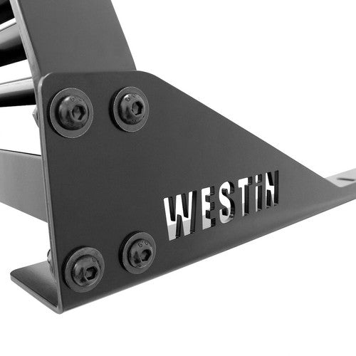 Westin Automotive 57-8025 Bolt-On Black Powder Coated Bar Style Headache Rack