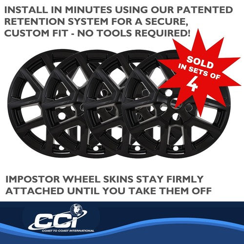 Coast To Coast IWCIMP486BLK IMPOSTOR  WHEEL COVER