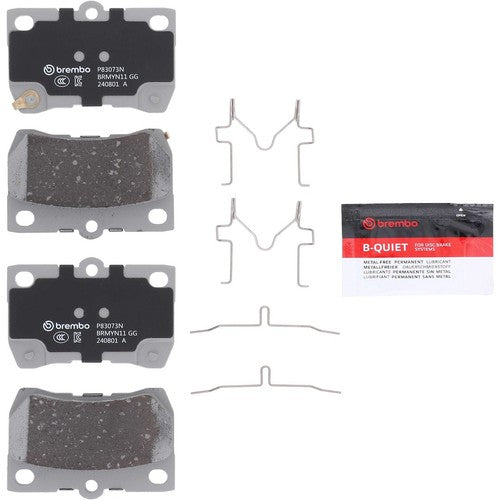 Brembo Rear Ceramic Brake Pads Fits 2006-2013 Lexus IS350 Brakes 4 Piece P83073N