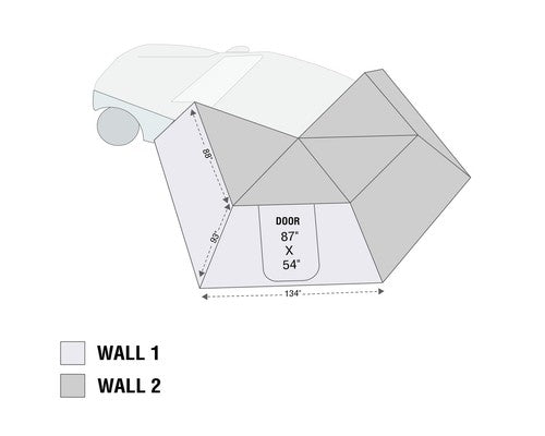 Overland Vehicle Systems 18299909 Nomadic AWNING-ACCESSORIES RV