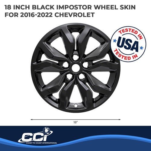 Coast To Coast IWCIMP407BLK IMPOSTOR  WHEEL COVER